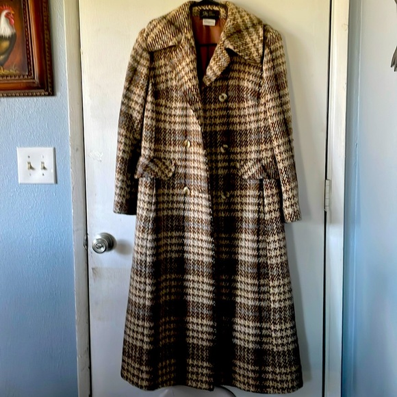 Jackets & Blazers - Vintage 1970 Jocardi Irish Tweed wool trench coat